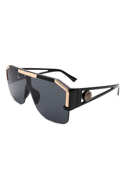 Oversized Retro Square Sunglasses