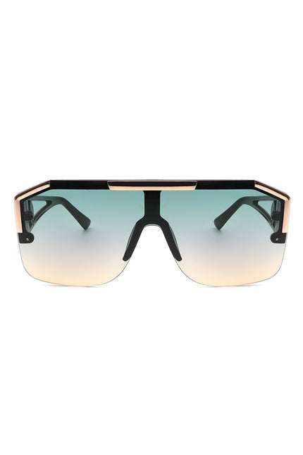 Oversized Retro Square Sunglasses