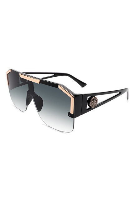 Oversized Retro Square Sunglasses
