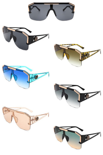 Oversized Retro Square Sunglasses